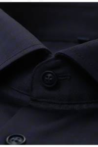OLYMP No. Six Super Slim Hemd marine, Bedruckt