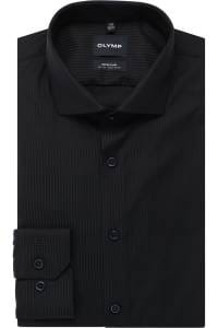 OLYMP No. Six Super Slim Hemd marine, Gestreift