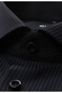 OLYMP No. Six Super Slim Hemd marine, Gestreift