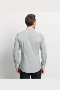 OLYMP No. Six Super Slim Hemd kitt, Bedruckt
