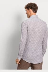OLYMP No. Six Super Slim Hemd braun, Bedruckt
