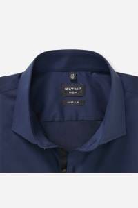 OLYMP No. Six Super Slim Hemd marine, Einfarbig