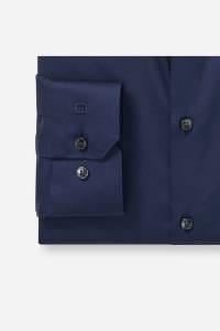 OLYMP No. Six Super Slim Hemd marine, Einfarbig