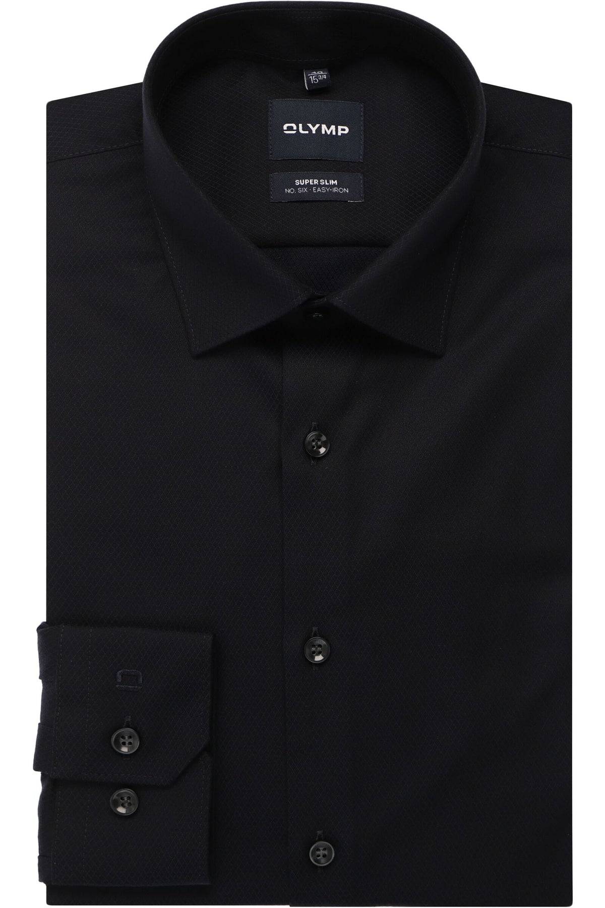 OLYMP No. Six Super Slim Hemd marine, Faux-uni