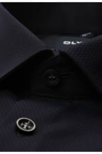 OLYMP No. Six Super Slim Hemd marine, Faux-uni