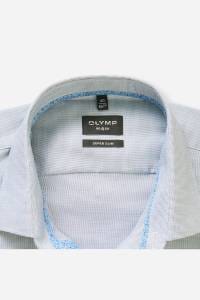 OLYMP No. Six Super Slim Hemd marine, Faux-uni