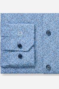 OLYMP No. Six Super Slim Hemd bleu, Bedruckt