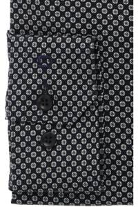 OLYMP No. Six Super Slim Hemd marine, Bedruckt