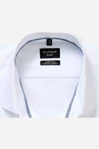 OLYMP No. Six Performance Climate Control Super Slim Hemd weiss, Einfarbig