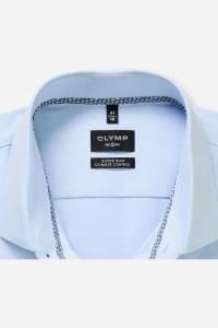 OLYMP No. Six Performance Climate Control Super Slim Hemd bleu, Einfarbig