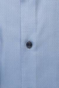 OLYMP No. Six Super Slim Hemd bleu, Faux-uni