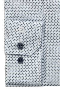OLYMP No. Six Super Slim Hemd weiss, Bedruckt