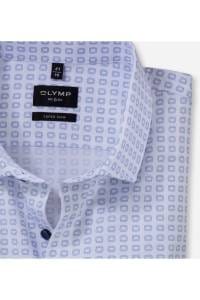 OLYMP No. Six Super Slim Hemd weiss, Bedruckt