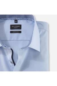 OLYMP No. Six Super Slim Hemd hellblau, Einfarbig