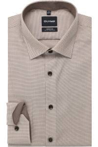 OLYMP No. Six Super Slim Hemd natur, Faux-uni