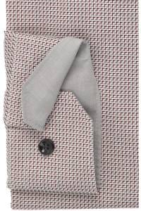 OLYMP No. Six Super Slim Hemd bordeaux, Faux-uni