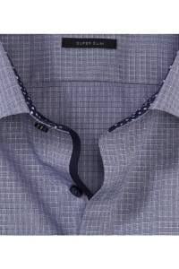OLYMP No. Six Super Slim Hemd marine, Faux-uni