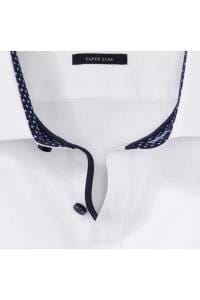 OLYMP No. Six Super Slim Hemd weiss, Faux-uni
