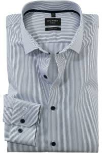 OLYMP No. Six Super Slim Hemd marine, Einfarbig