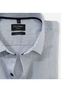 OLYMP No. Six Super Slim Hemd marine, Einfarbig