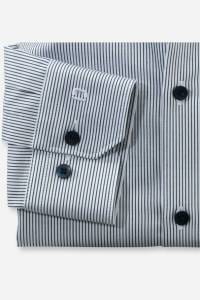 OLYMP No. Six Super Slim Hemd marine, Einfarbig