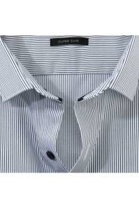OLYMP No. Six Super Slim Hemd marine, Einfarbig