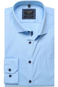 OLYMP No. Six Super Slim Hemd hellblau, Einfarbig