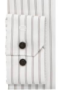 OLYMP No. Six Super Slim Hemd weiss, Gestreift