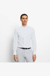 OLYMP No. Six Super Slim Hemd weiss, Einfarbig