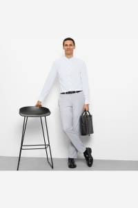 OLYMP No. Six Super Slim Hemd weiss, Einfarbig