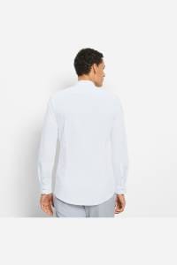 OLYMP No. Six Super Slim Hemd weiss, Einfarbig
