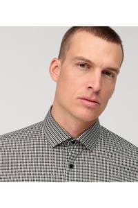 OLYMP No. Six Super Slim Hemd oliv, Bedruckt