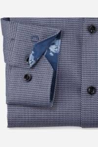 OLYMP No. Six Super Slim Hemd Nürnberger Blau, Faux-uni