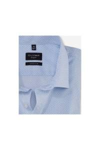 OLYMP No. Six Super Slim Hemd bleu, Bedruckt