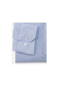 OLYMP No. Six Super Slim Hemd bleu, Bedruckt