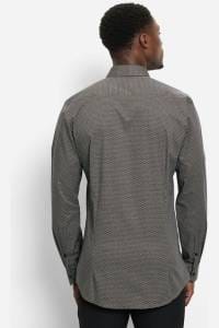 OLYMP No. Six Super Slim Hemd nougat, Bedruckt