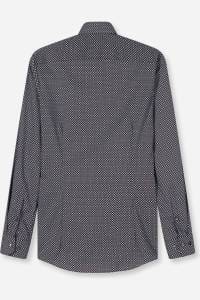 OLYMP No. Six Super Slim Hemd bordeaux, Bedruckt