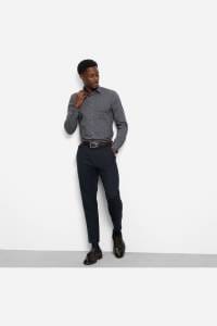 OLYMP No. Six Super Slim Hemd bordeaux, Bedruckt