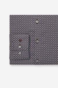 OLYMP No. Six Super Slim Hemd bordeaux, Bedruckt