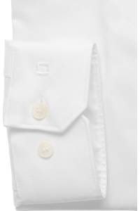 OLYMP No. Six Super Slim Hemd weiss, Einfarbig
