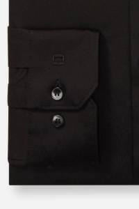 OLYMP No. Six Super Slim Hemd schwarz, Einfarbig