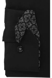 OLYMP No. Six Super Slim Hemd schwarz, Einfarbig