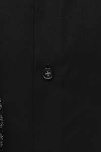 OLYMP No. Six Super Slim Hemd schwarz, Einfarbig