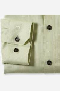 OLYMP No. Six Super Slim Hemd limone, Strukturiert