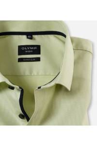 OLYMP No. Six Super Slim Hemd limone, Strukturiert