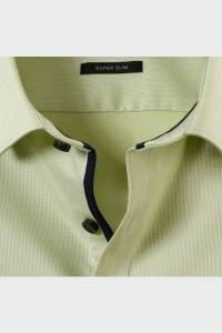 OLYMP No. Six Super Slim Hemd limone, Strukturiert