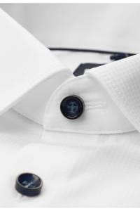 OLYMP No. Six Super Slim Hemd weiss, Faux-uni