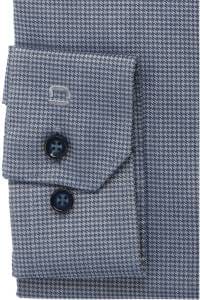 OLYMP No. Six Super Slim Hemd marine, Faux-uni