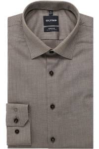 OLYMP No. Six Super Slim Hemd braun, Faux-uni