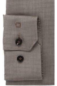 OLYMP No. Six Super Slim Hemd braun, Faux-uni